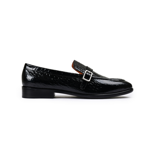 Baby Shine Genuine Tata Leather Monk Straps Loafers For Men (Harvey)