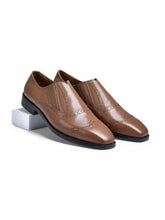 Brick Tan Genuine Tata Leather Loafers For Men (Benjamin)