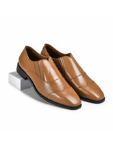 Tan Marino Genuine Tata Leather Loafers For Men (Romania)