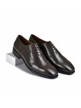 Stone Brown Genuine Tata Leather Lace Up Mens Formal Shoes (Charles)