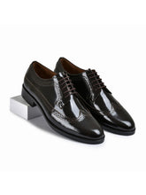 Smooth Brown Genuine Tata Leather Lace Up Mens Formal Shoes (Dominic)