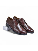 Smooth Wine Genuine Tata Leather Lace Up Mens Formal Shoes (Dominic)