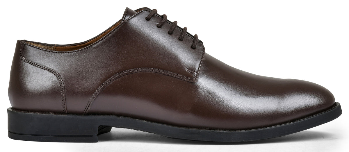 Stone Brown Genuine Tata Leather Lace Up Mens Formal Shoes (Leo)