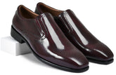 Cherry Brushoff Genuine Tata Leather Loafers For Men (Daniel)