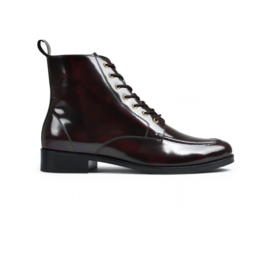 Brown Brushoff Genuine Tata Leather Lace Up Mens Boots (Cooper)